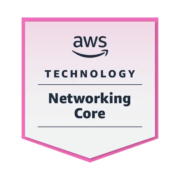 AWS Networking Core Certification Badge